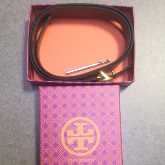 Tory Burch Logo Belt Black main image 5